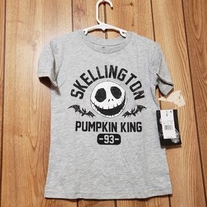 NWT Nightmare Before Christmas Kid's Small Tee Skellington 30th Anniversary